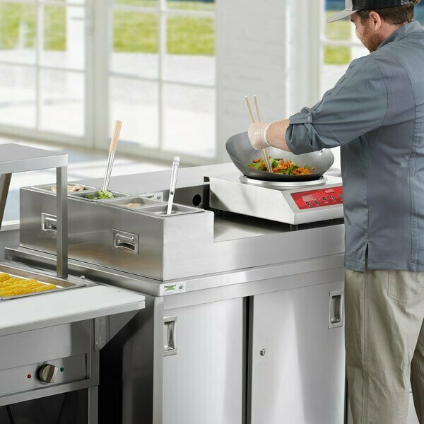 Avantco Stir-Fry Station Kit with Wok Induction Range 424WOKSTINDKT